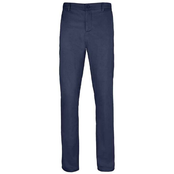 SOLS Mens Jared Stretch Slim Suit Trousers / French Navy - Picture 1 of 3